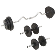 30 kg Barbell and Dumbbell Set - UK Home Gym Equipment 