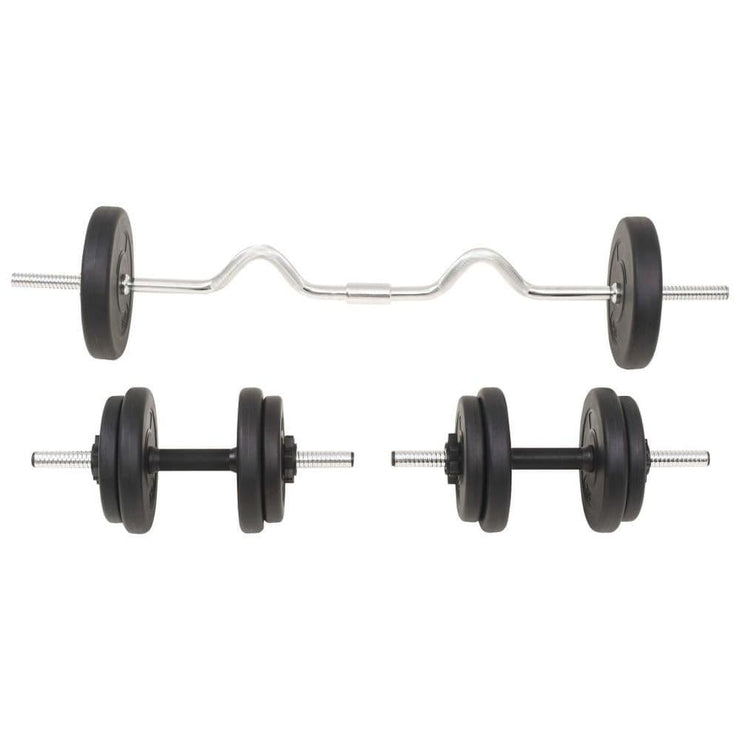 30 kg Barbell and Dumbbell Set - UK Home Gym Equipment 