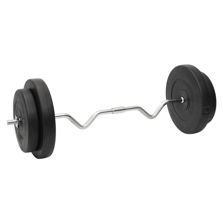 90 kg Barbell and Dumbbell Set with Plates - UK Home Gym Equipment 