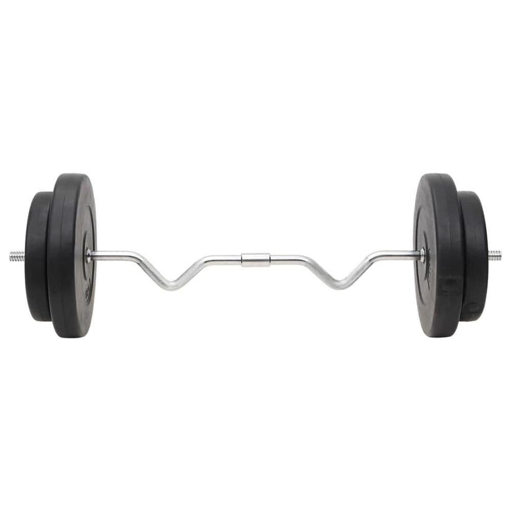 90 kg Barbell and Dumbbell Set with Plates - UK Home Gym Equipment 