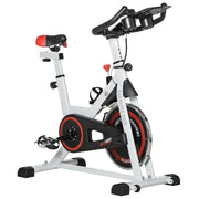 Adjustable Resistance Exercise Bike with LCD Monitor – HOMCOM - UK Home Gym Equipment 