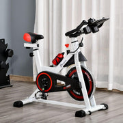 Adjustable Resistance Exercise Bike with LCD Monitor – HOMCOM - UK Home Gym Equipment 