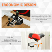 Adjustable Resistance Exercise Bike with LCD Monitor – HOMCOM - UK Home Gym Equipment 