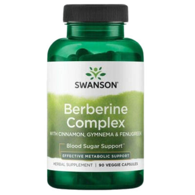 Berberine Complex with Cinnamon, Gymnema & Fenugreek - 90 vcaps - UK Home Gym Equipment 