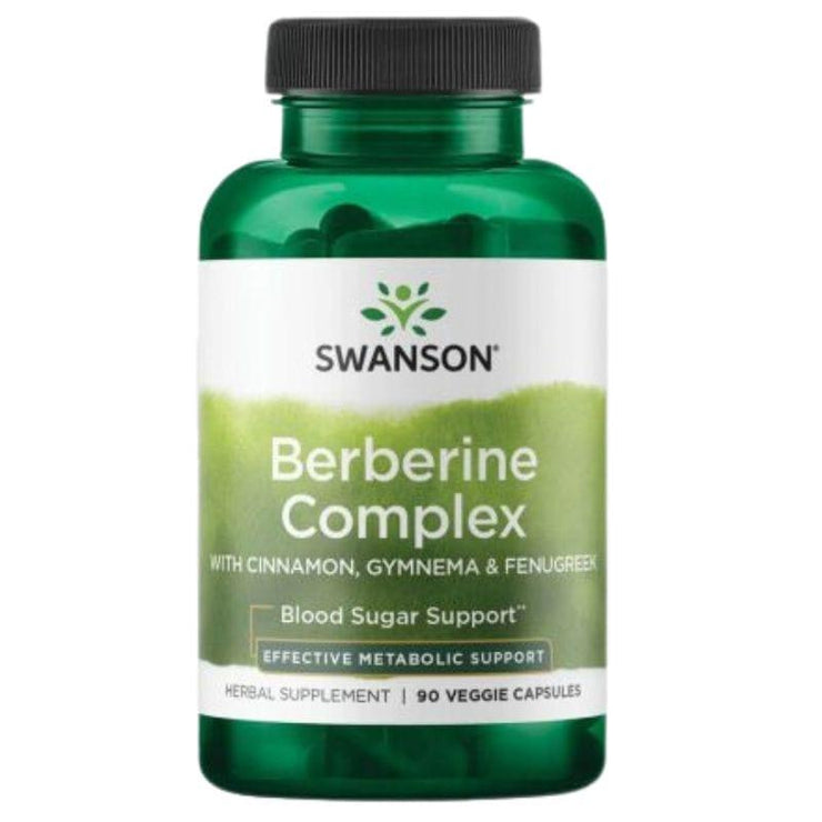 Berberine Complex with Cinnamon, Gymnema & Fenugreek - 90 vcaps - UK Home Gym Equipment 