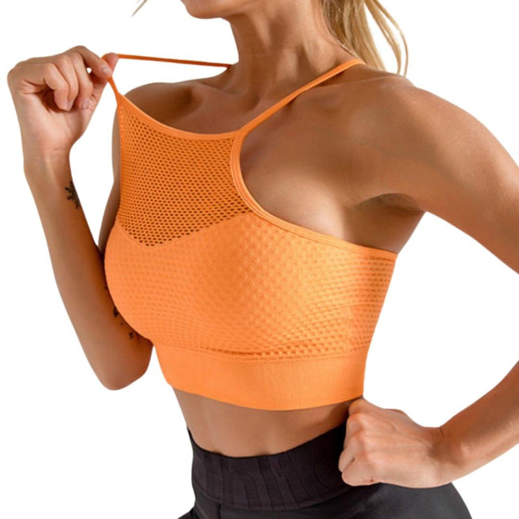 Cross Back Wirefree Sport Bra - UK Home Gym Equipment 