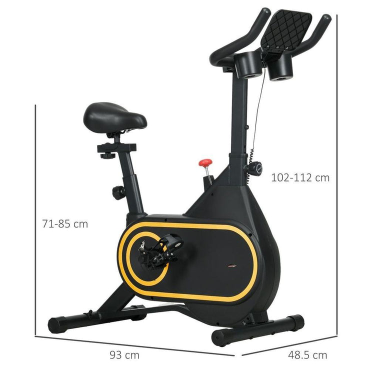 Dynamic Cardio Delight: SPORTNOW Exercise Bike - Home Fitness Essential! - UK Home Gym Equipment 