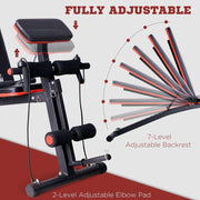 Foldable Adjustable Dumbbell Bench – 7 Incline Positions for Full-Body Workout - UK Home Gym Equipment 