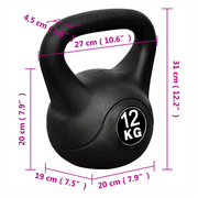 Kettlebell 12 kg - UK Home Gym Equipment 