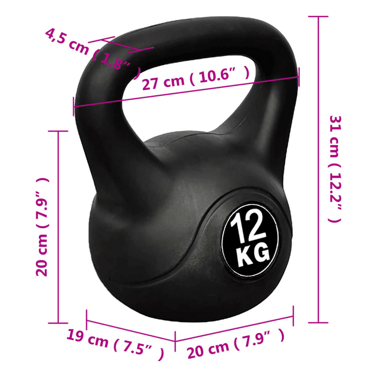 Kettlebell 12 kg - UK Home Gym Equipment 