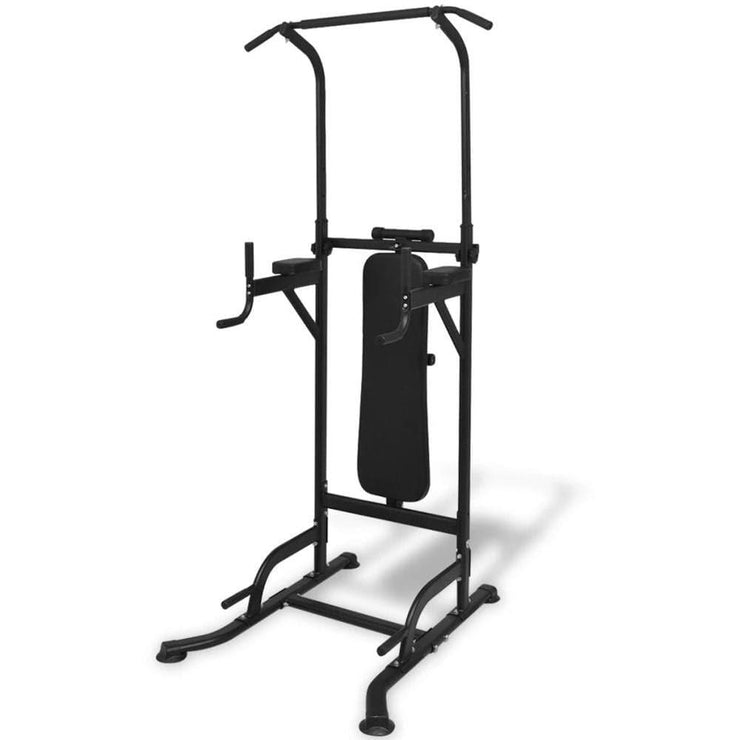 Multi-Functional Power Tower with Sit-Up Bench - UK Home Gym Equipment 