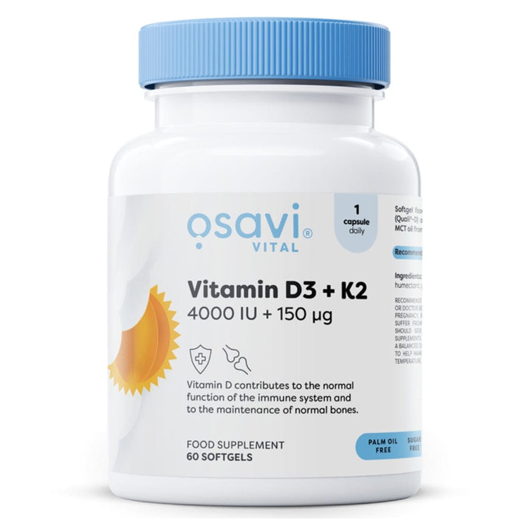 Vitamin D3 + K2 4000IU + 150mcg