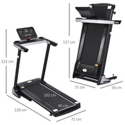 PowerFit Pro: 500W Folding Treadmill with Preset Programs - HOMCOM - UK Home Gym Equipment 