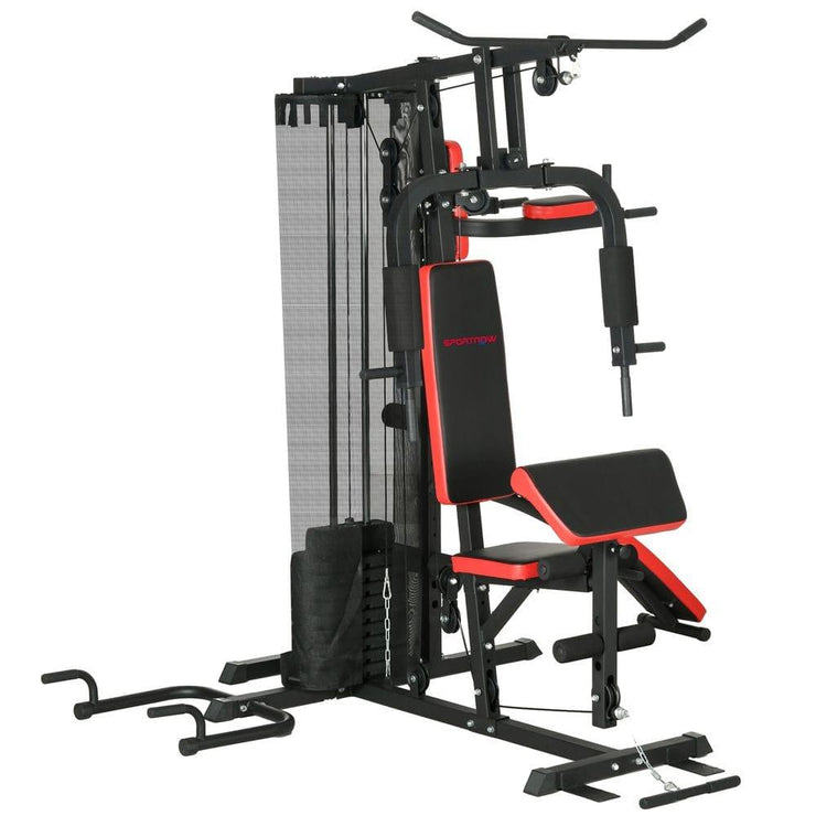 ProFlex Multi Gym Workout Station with Sit Up Bench, Push Up Stand, and Dip Station - UK Home Gym Equipment 