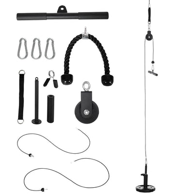 ProLift Cable Pulley System with DIY Loading Weight Pin for Lat Pulldowns - UK Home Gym Equipment 