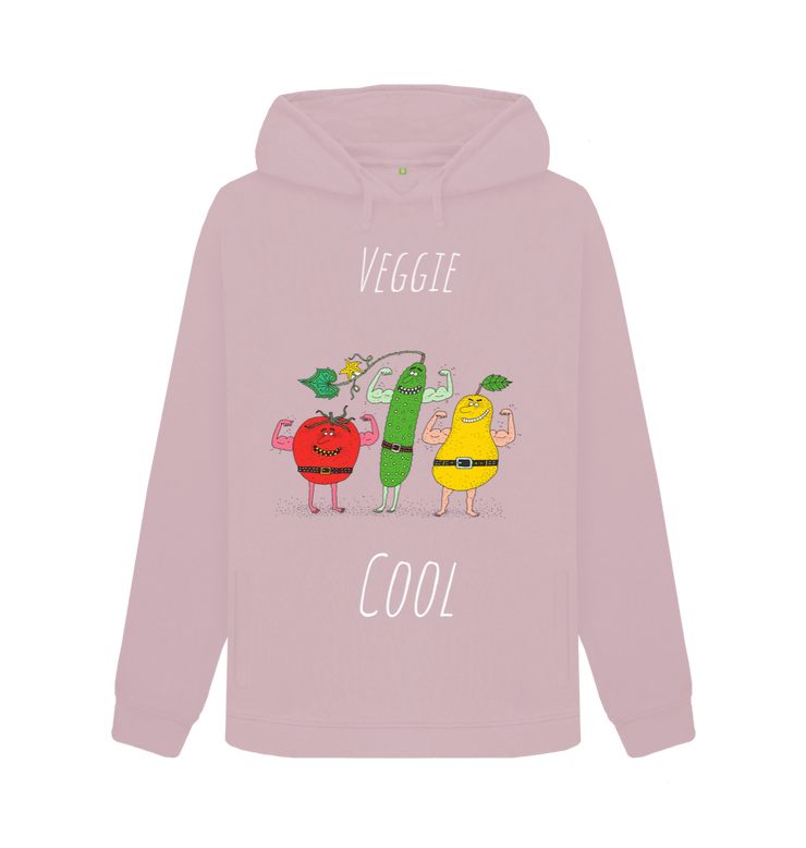 Mauve Veggie Cool Sweat fitness Hoodie