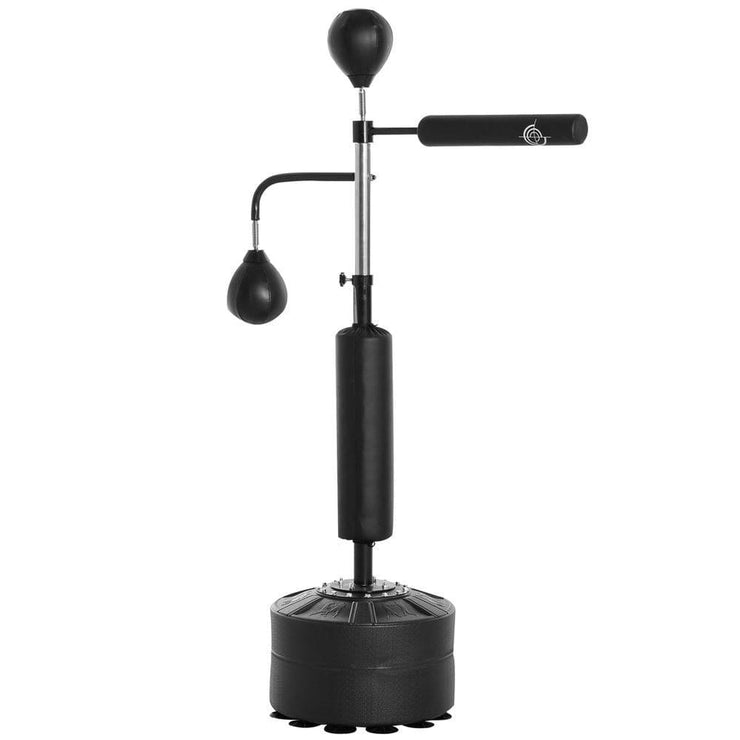 Tri-Force Punching Bag with Stand, Dual Speedballs, and 360 Reflex Bar - UK Home Gym Equipment 