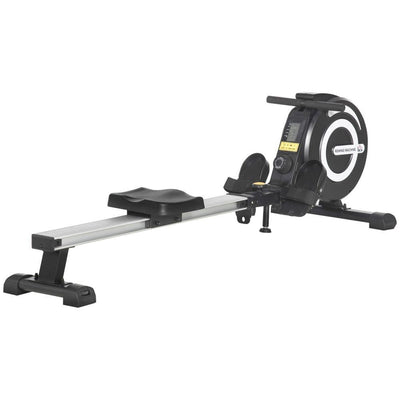 Ultimate Rowing Machine: Adjustable Magnetic Resistance, LCD Monitor - HOMCOM - UK Home Gym Equipment 