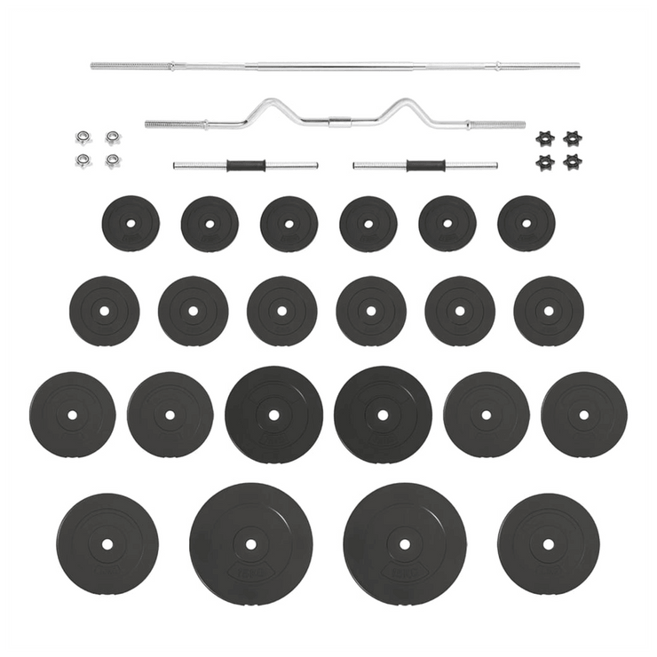 Versatile Barbell and Dumbbell Set for Varied Workouts/120 kg - UK Home Gym Equipment 