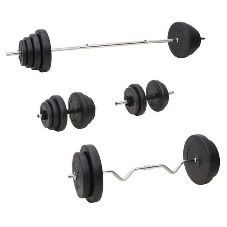 Versatile Barbell and Dumbbell Set for Varied Workouts/120 kg - UK Home Gym Equipment 