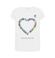 White Heart Of Workout Fitness T-Shirt