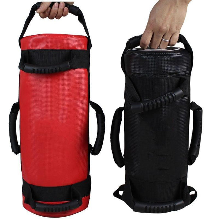 Heavy Duty Leather Fitness Power Bag - UK Home Gym Equipment 