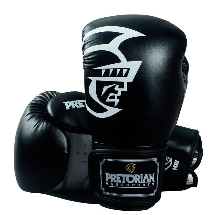 PRETORIAN PU Leather Boxing Gloves  Men/Women - UK Home Gym Equipment 