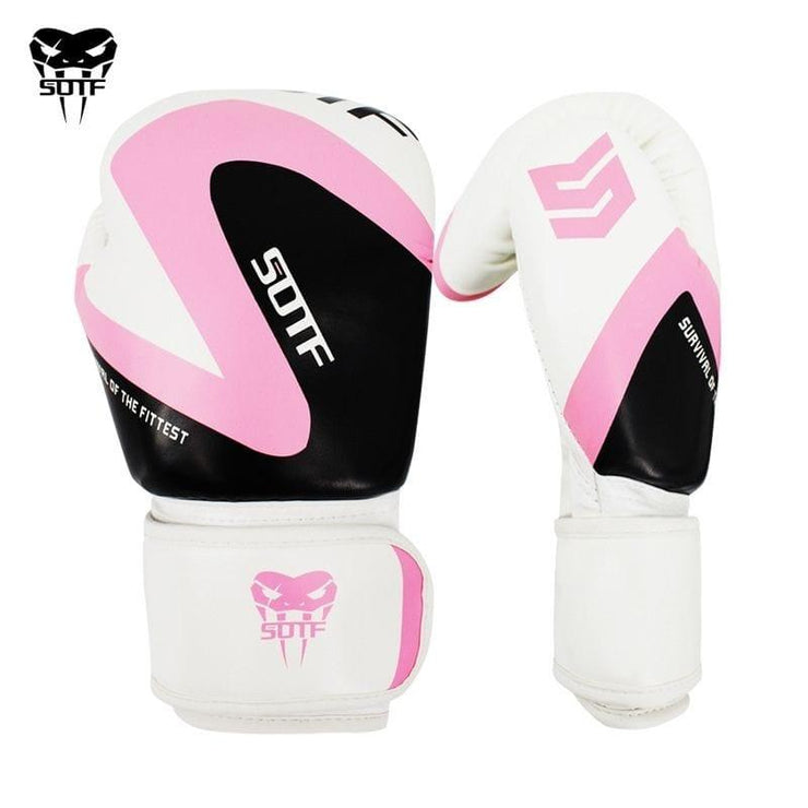 SUOTF PU Leather Boxing Gloves - UK Home Gym Equipment 