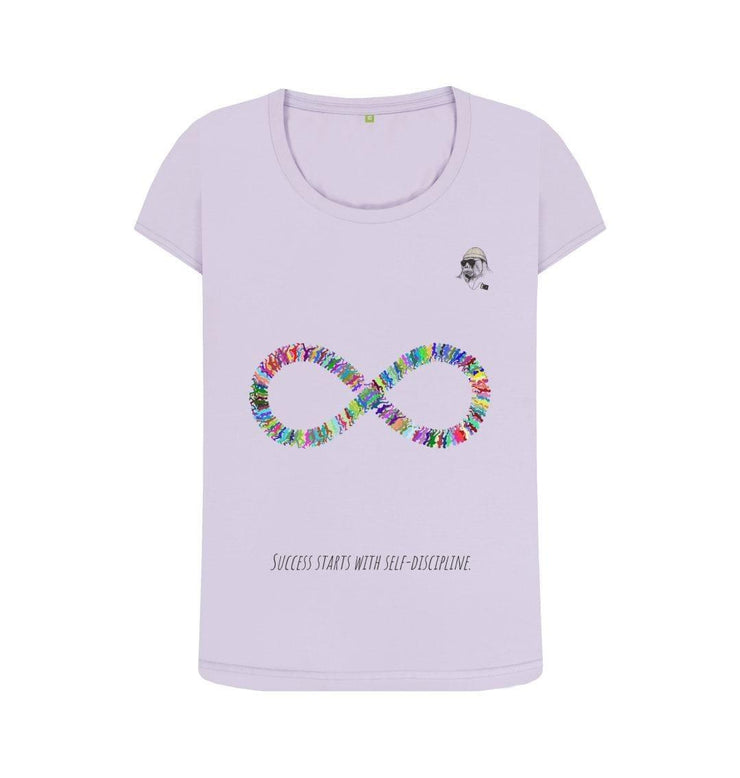 Violet Self-Discipline Cotton T-Shirt