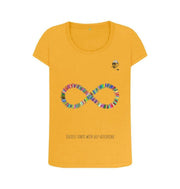 Mustard Self-Discipline Cotton T-Shirt