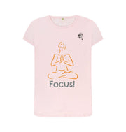 Pink Focus Casual Gym T-Shirt