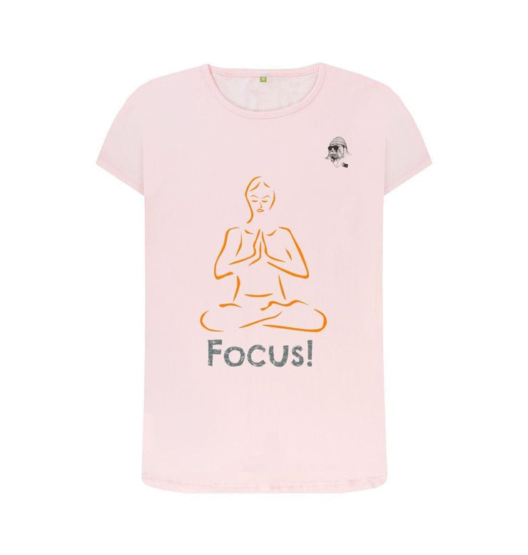 Pink Focus Casual Gym T-Shirt