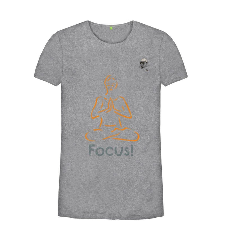 Athletic Grey Focus Casual Gym T-Shirt