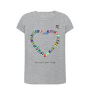 Athletic Grey Heart Of Workout Fitness T-Shirt