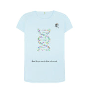 Light Blue Sweat Girl Cotton T-Shirt