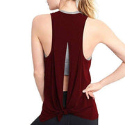 Open Back Sport Workout Top - UK Home Gym Equipment 