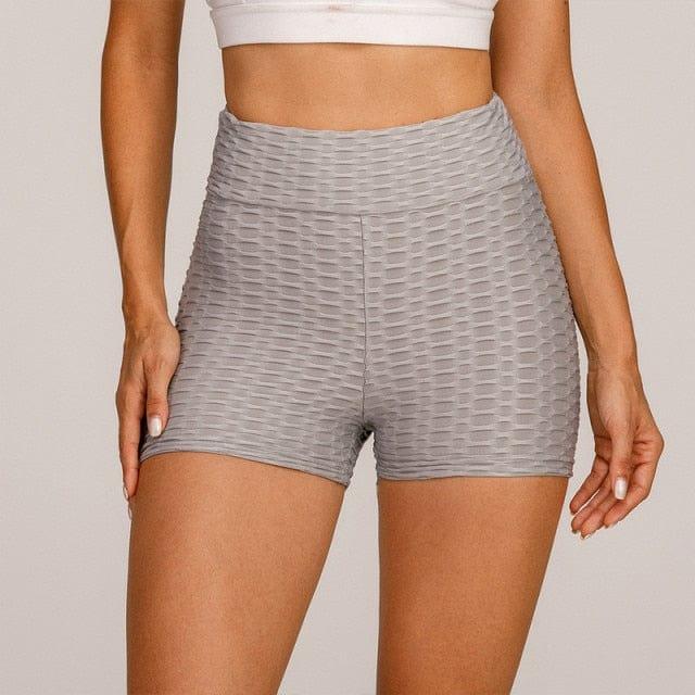 High Waist Yoga Shorts - UK Home Gym Equipment 