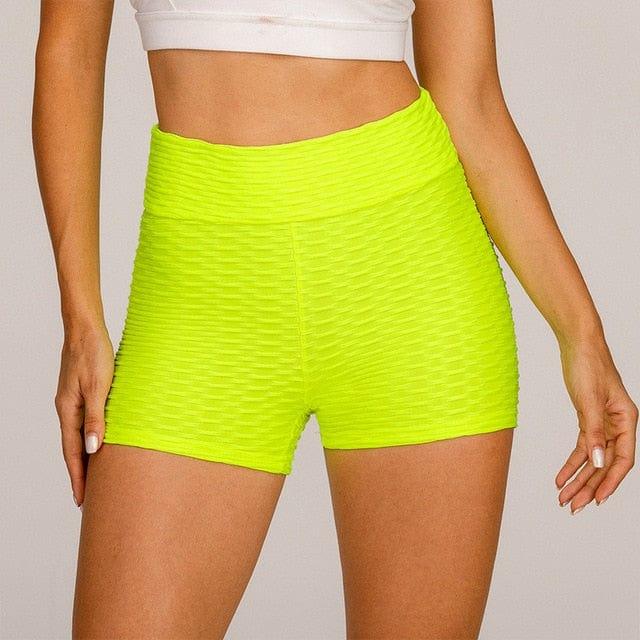 High Waist Yoga Shorts - UK Home Gym Equipment 