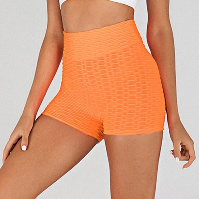 High Waist Yoga Shorts - UK Home Gym Equipment 