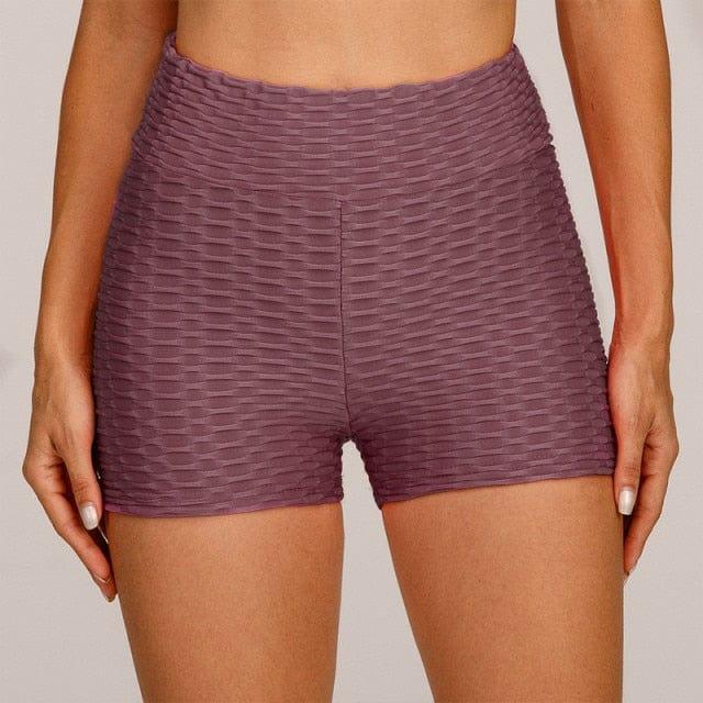 High Waist Yoga Shorts - UK Home Gym Equipment 