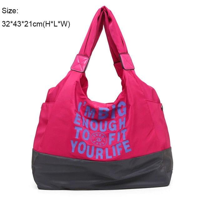 Waterproof Shoulder Gym Bag - UK Home Gym Equipment 