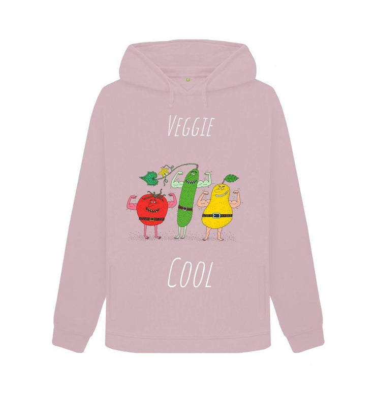 Mauve Veggie Cool Sweat fitness Hoodie