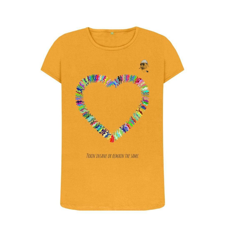 Mustard Heart Of Workout Fitness T-Shirt