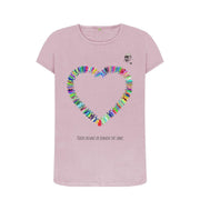 Mauve Heart Of Workout Fitness T-Shirt